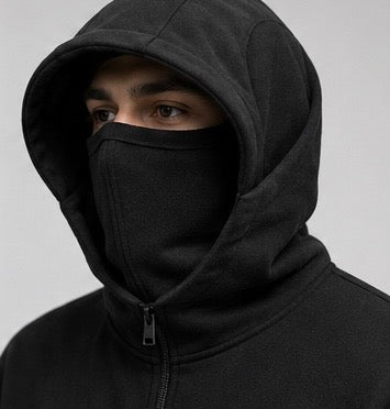 GRIP SHADOW MASK HOODIE NOIR