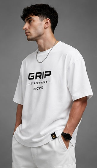 GRIP OVERSIZE T-SHIRT WHITE