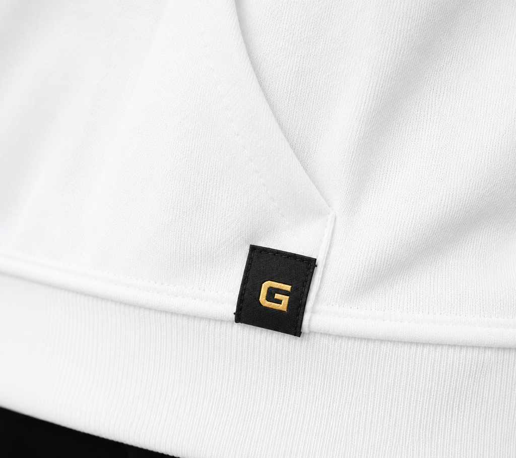 GRIP SHADOW MASK HOODIE BLANC NOIR