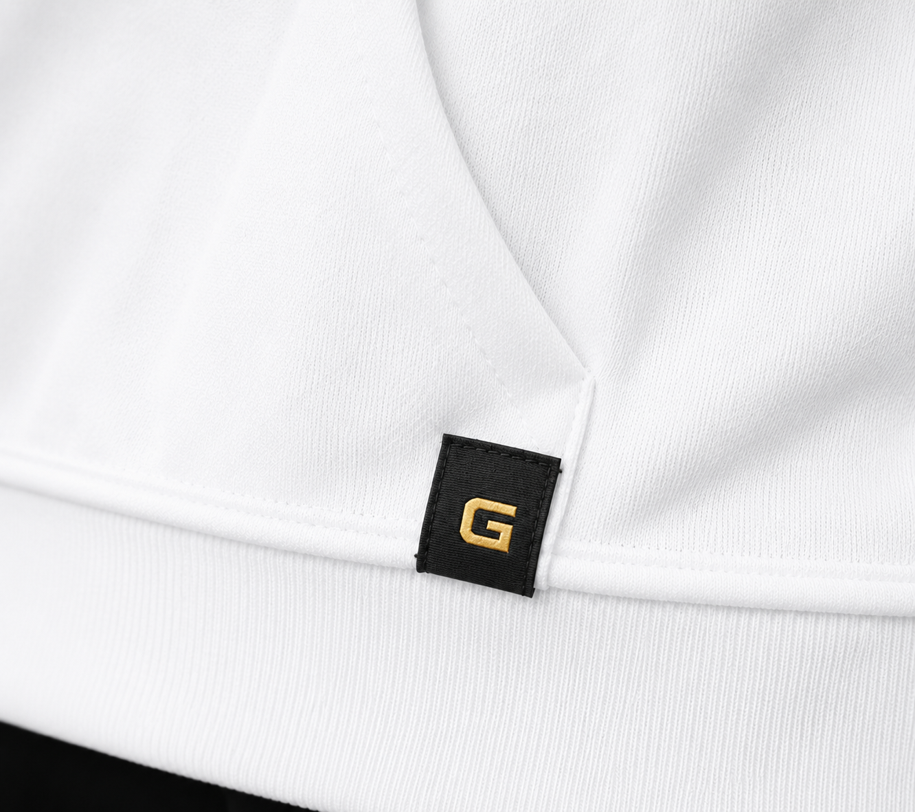 GRIP SHADOW MASK HOODIE BLANC NOIR