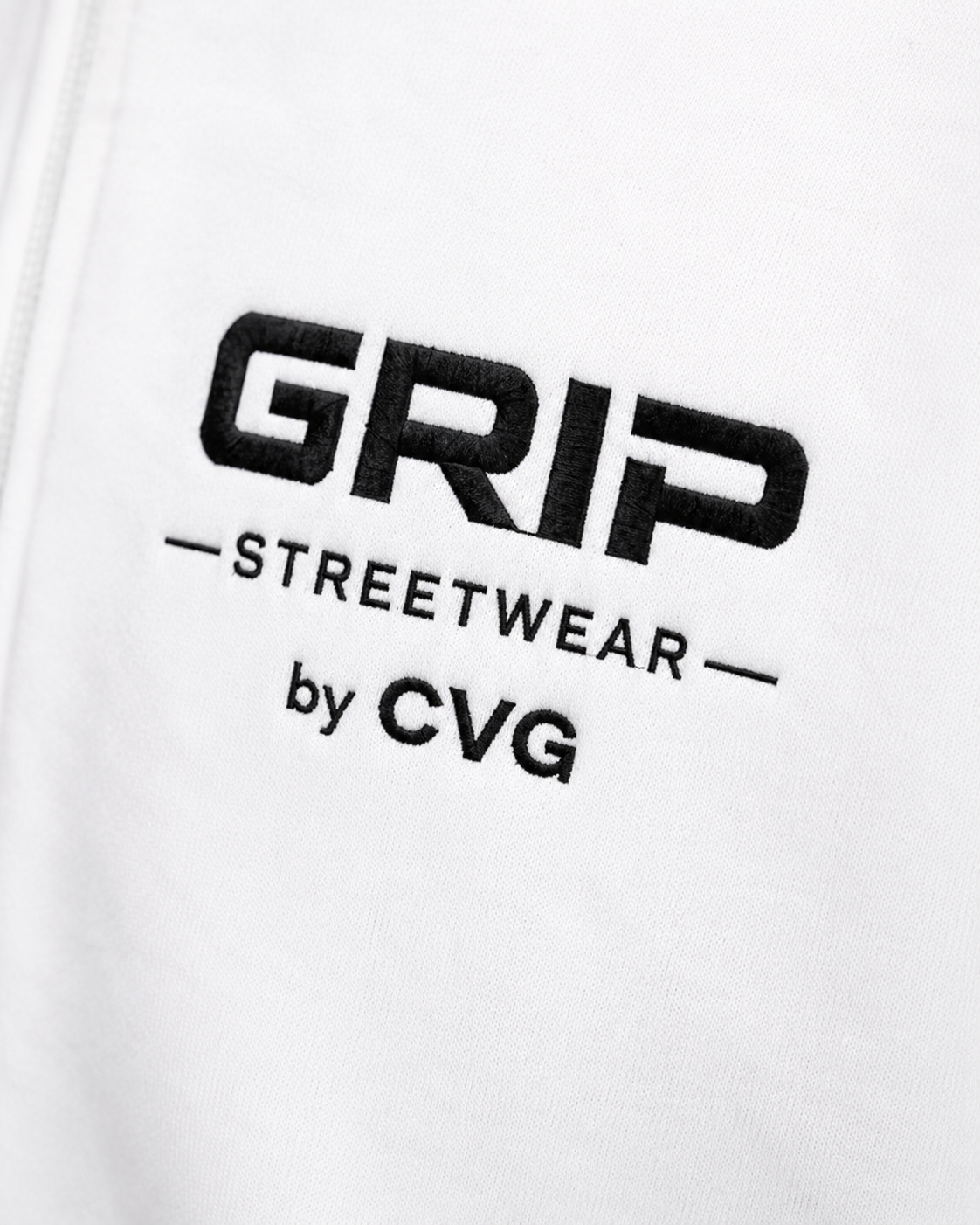 GRIP SHADOW MASK HOODIE BLANC NOIR