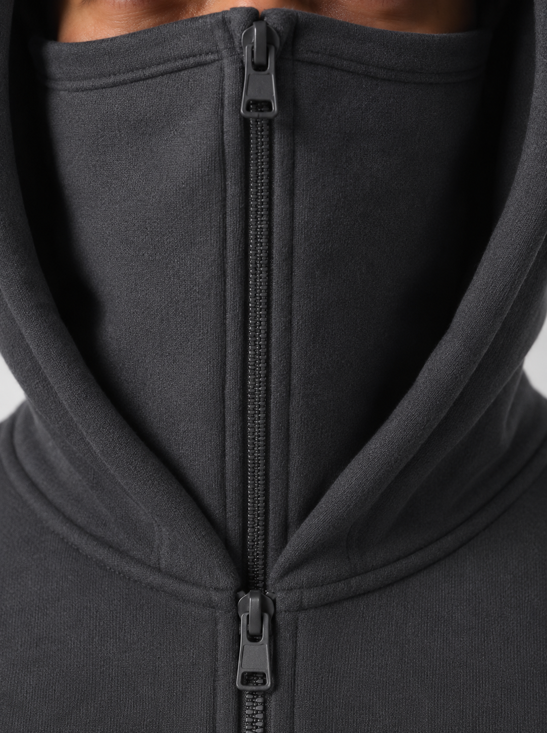 GRIP SHADOW MASK HOODIE GRIS FONCÉ