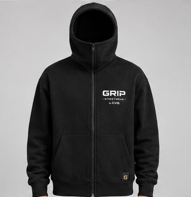 GRIP SHADOW MASK HOODIE NOIR