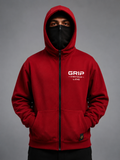 GRIP SHADOW MASK HOODIE ROUGE NOIR