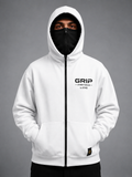 GRIP SHADOW MASK HOODIE BLANC NOIR